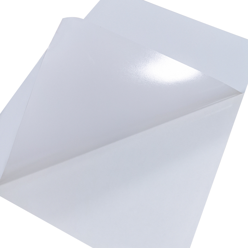 100um Bright White PET Film UV Adhesive For Outdoor Application Label