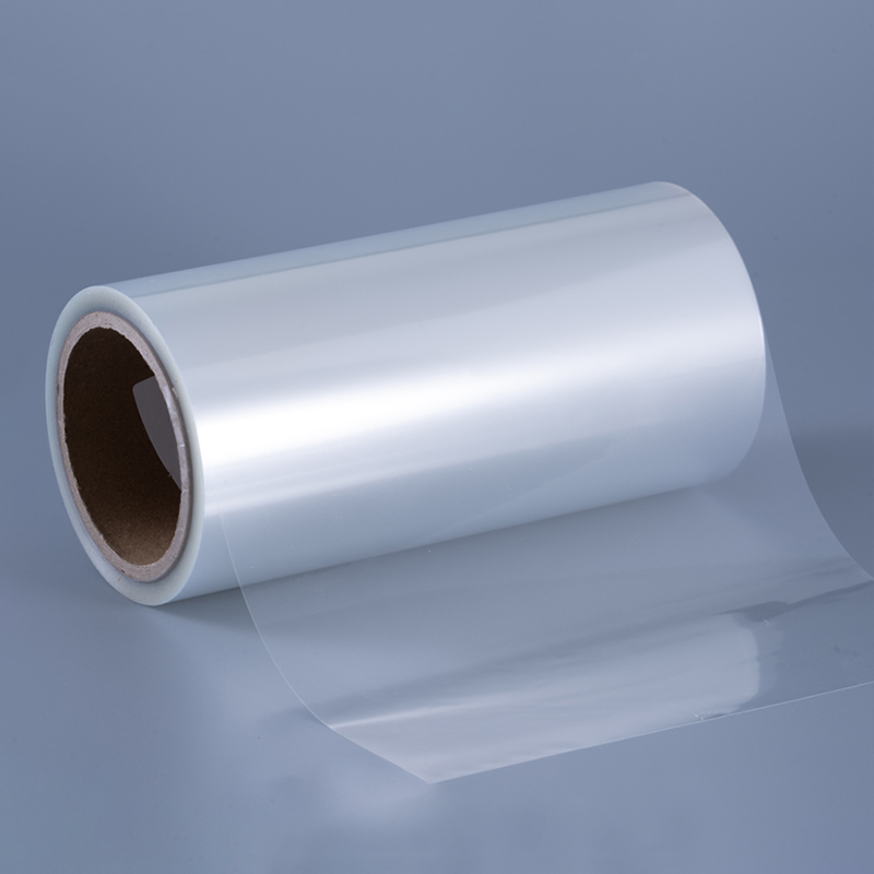 50mic transparent PP / solvent adhesive /60g white glassine liner 