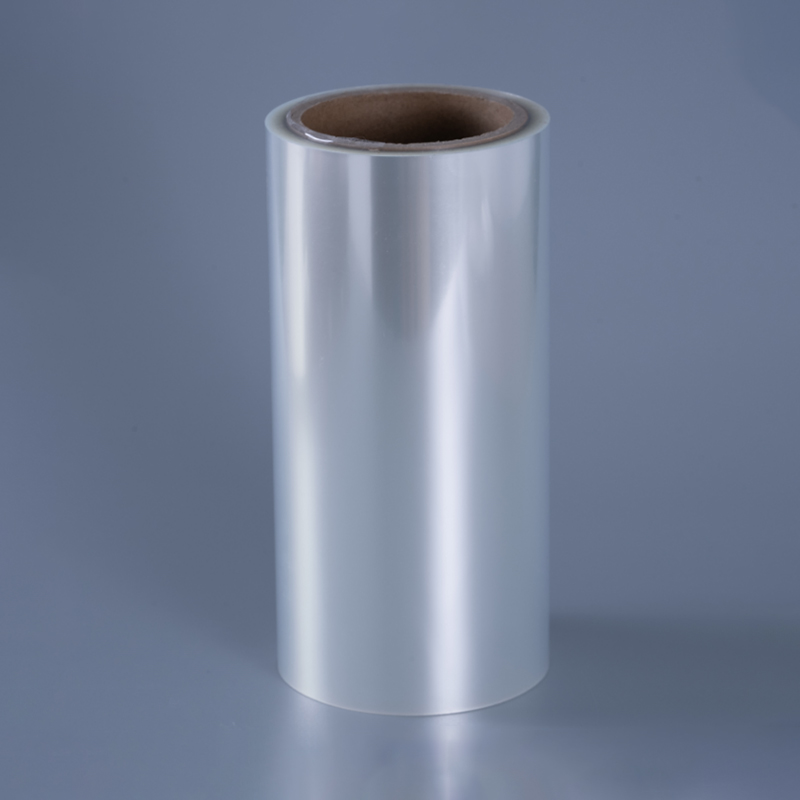 50mic transparent PP / solvent adhesive /60g white glassine liner 