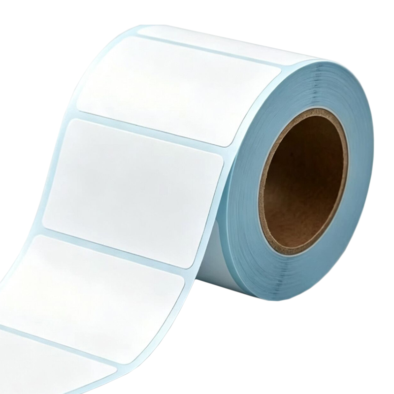 80g 60g upm sky blue glassine liner matt woodfree paper /frozen adhesive /60g upm sky blue glassine liner 