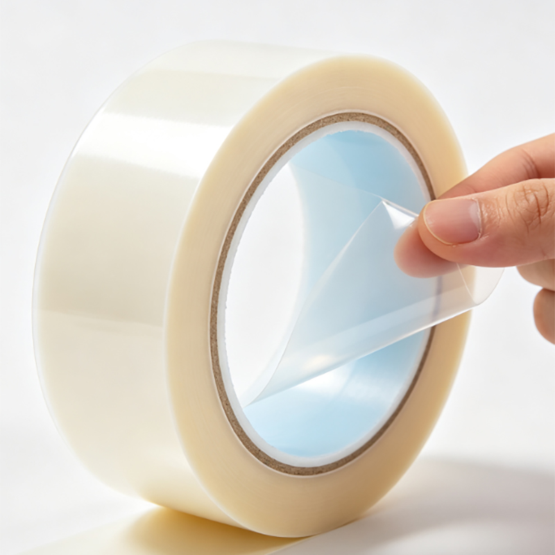 60g high tack adhesive / 50mic PET silicon film / 100g high tack adhesive / 90g double-silicone release paper