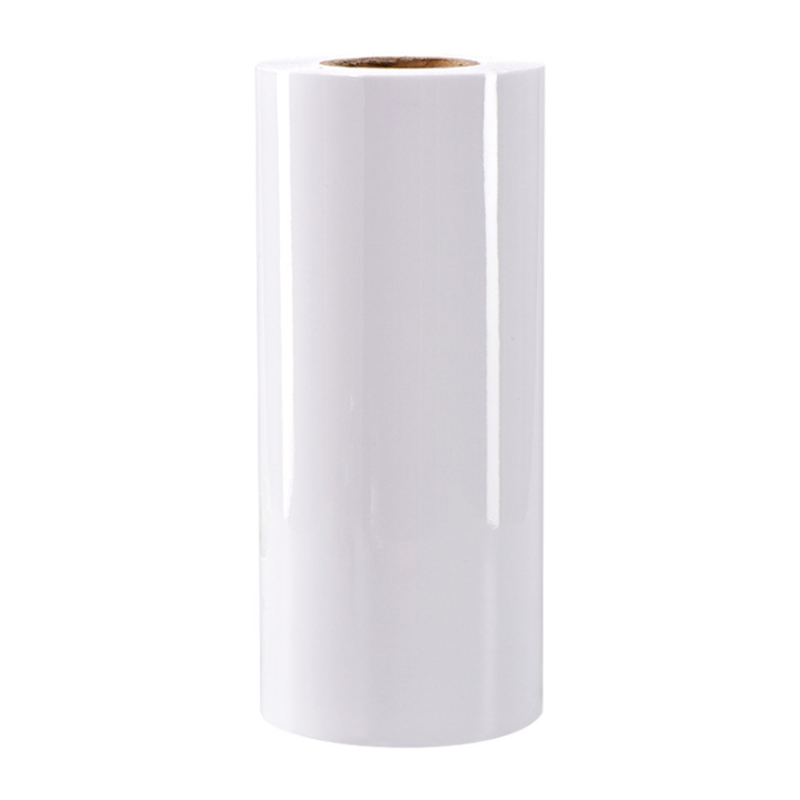 80um transparent clear PP injket print  / removable adhesive/80g glassine liner 