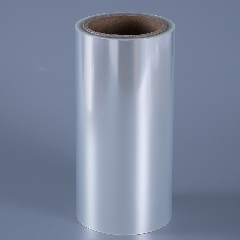 50um transparent PP  /solvent adhesive / 60g white glassine liner