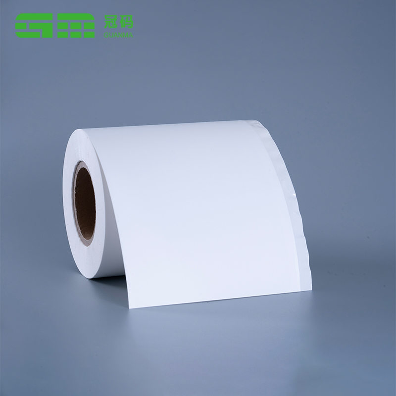 Matt White Synthetic Pp Paper Frozen Adhesive Food Packaging Label